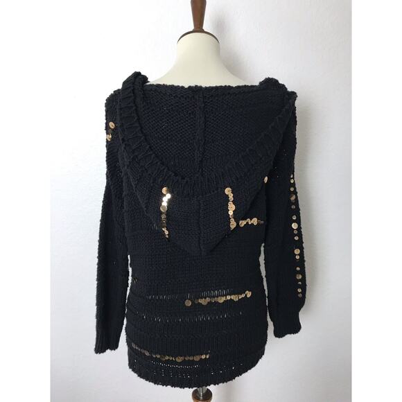 Whitney Eve Hoodie Sweater Pullover Stretch Knit - Picture 6 of 8